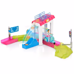 Barbie On The Go Post Office Playset, Car & racing, 4 yr(s), Multicolour