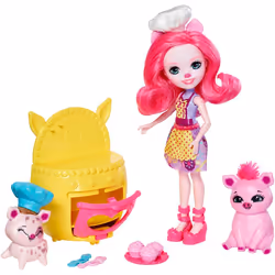 Mattel Enchantimals Baking Buddies, Female, 4 yr(s), Boy/Girl, 215.9 mm, Multicolour
