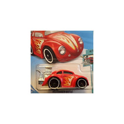 Hot Wheels RED TOONED Series Volkswagen Beetle with Side Flames