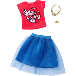 Barbie Super Mario Fashion  Blue/Red