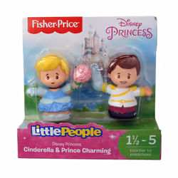 Fisher-Price Little People Disney Princess Cinderella & Prince Charmings
