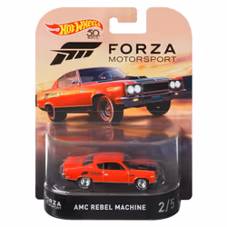 Hot Wheels 1970 AMC Rebel Machine Vehicle  1:64 Scale
