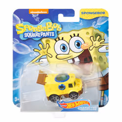 Hot Wheels Spongebob Vehicle  1:64 Scale