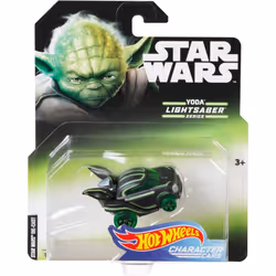 Hot Wheels Star Wars Lightsaber Series Yoda Vehicle