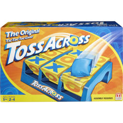 Mattel Games Toss Across Kids Outdoor Game  Bean Bag Toss for Camping and Family Night  Get Three-In-A-Row for 2-4 Players