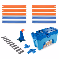 Hot Wheels Track Builder MULTI LOOP BOX, Vehicle & track set, 6 yr(s), Plastic, Blue, Orange