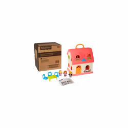 Fisher-Price Little People Toddler Playhouse Surprise & Sounds Home Musical Playset with Figures & Accessories for Ages 1+ Ye ...