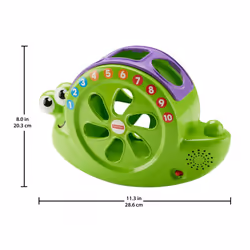 A friendly snail for shape-sorting, block-stacking fun that introduces baby to colors, counting & more!, FRB88