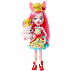 Enchantimals Muñeca Bunny con Cocina Divertida