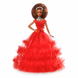 Barbie 2018 Holiday Doll, Female, 6 yr(s), Girl, 330.2 mm, Brown, Red, Silver