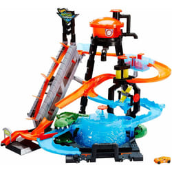 Hot Wheels City ULTIMATE GATOR CAR WASH PLAY SET