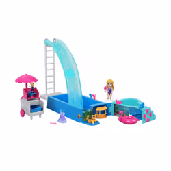 Polly Pocket FTP75, Blue, Pink