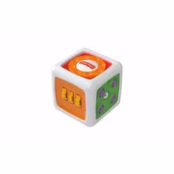 Fisher-Price My First Fidget Cube, Baby Activity and Sensory Toy with Different Textures, Colours and Sounds, 6 Months Plus