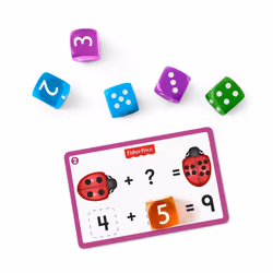 Fisher-Price FXG23 Think and Learn Roll, Count Math Bug Preschool Game, Multicolored