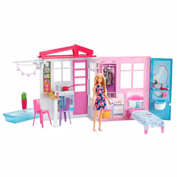 Barbie House and Doll, 3 yr(s)