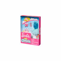 ?Barbie Club Chelsea Accessory Pack, Ballet-Themed Clothing and Accessories for Small Dolls, 6 Pieces for 3 to 7 Year Olds Include Tutu and Dance Bag