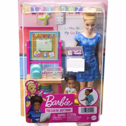 Barbie Doll & Accessories Makeup Artist Fashion Doll (Teacher)