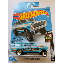 Hot Wheels Race Day 4/10 '64 Nova Wagon Gasser 198/250  Blue