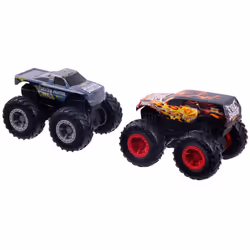 Hot Wheels Monster Trucks 1:43 Rev Tredz 2-Pack - Fire Starter vs Dragon Hunter