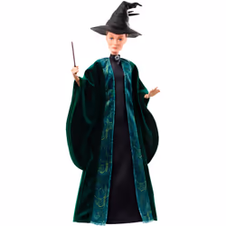 Harry Potter Minerva Mcgonagall Doll, Fashion doll, Female, 6 yr(s), Boy/Girl, 292 mm, Black, Green