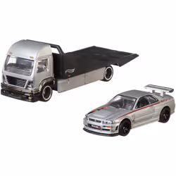 Hot Wheels Team Transport Nissan Skyliine GT-R (BNR-34) Aero Lift Vehicle