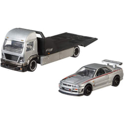 Hot Wheels Team Transport Nissan Skyliine GT-R (BNR-34) Aero Lift Vehicle