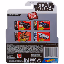 Hot Wheels Star Wars Chewbacca Action Feature Series Character Cars
