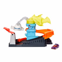 Hot Wheels Ptero Port Attack, Vehicle & track set, 4 yr(s), Plastic, Multicolour, Blue