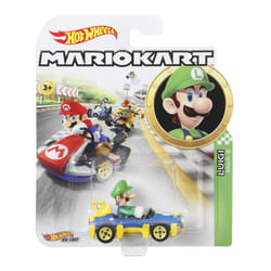 Hot Wheels Mario Kart Collection of 1:64 Scale Die-Cast Replica Vehicles, Toy Collectibles