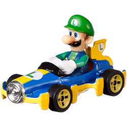 Hot Wheels Mario Kart Collection of 1:64 Scale Die-Cast Replica Vehicles, Toy Collectibles