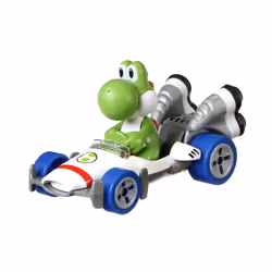Hot Wheels Mario Kart YOSHI, B-DASHER Vehicle, Go-Kart, 3 yr(s), Metal, Plastic, Multicolour