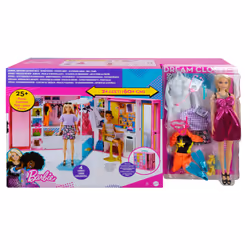 Barbie Dream Closet, Fashion doll, Female, 3 yr(s), Girl, Multicolour