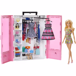 Barbie Fashionistas Ultimate Closet Doll And Accessory, Fashion, 3 yr(s), Multicolour, Plastic
