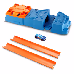 Hot Wheels Track Builder Booster Pack Play Set - 16M, Vehicle & track set, 5 yr(s), D, Plastic, Blue, Orange