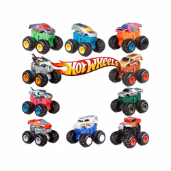 Hot Wheels Monster Trucks Set of 10 MINIS Vehicles Series 2 - NEW & BOXED!