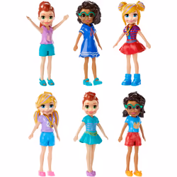 Mattel Polly Pocket, Female, 4 yr(s), Girl, 80 mm, Multicolour