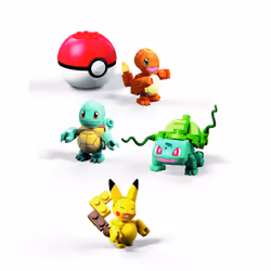 MEGA Pokémon Construx Kanto Partners, Building set, 6 yr(s), Plastic, 90 pc(s), 130 g