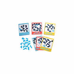 GDJ86 Blokus One-Player Travel, Fun and Challenging Strategy Kids and Adults, with Game Board, 21 Snap-Fit Pieces and 48 Puzz ...