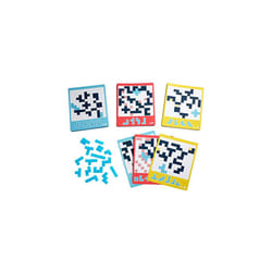 GDJ86 Blokus One-Player Travel, Fun and Challenging Strategy Kids and Adults, with Game Board, 21 Snap-Fit Pieces and 48 Puzzle Cards, Makes a Gift