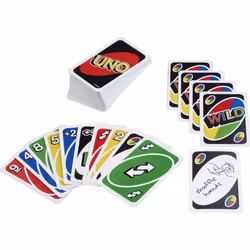 Mattel Games UNO Card Game for Family Night  Travel Game & Gift for Kids in a Collectible Storage Tin for 2-10 Players (Amazon Exclusive)