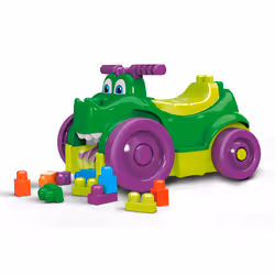 MEGA Ride N' Chomp Croc, 1 yr(s), 4 wheel(s), Plastic, Green, Purple