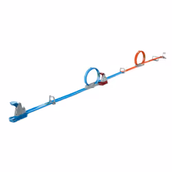 Hot Wheels Action Double Loop Dash Track Set & 2 Diecast Toy Cars