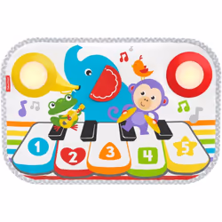 Fisher-Price My Cot Piano with Bars Sounds  Melodies and Lights For Babies