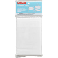 Fisher-Price Baby Bassinet Sheet  Machine-Washable Replacement Sheet for Cradle Mattress 31.63 X 15.75 Inches