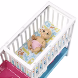 Barbie Skipper Babysitters Inc. Skipper Babysitters Inc Nap ‘n' Nurture Nursery Dolls and Playset - Additional view 5