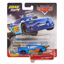 Disney Cars GFV39 Pixar's Cars XRS Drag Racing Lil' Torquey 1:55 Scale Die-cast