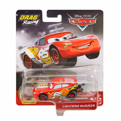 Disney Cars GFV34 Pixar's Cars XRS Drag Racing Lightning McQueen 1:55 Scale Die-