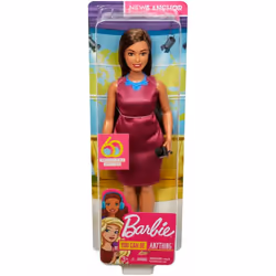 Barbie GFX27 Career 60th Doll, I Can Be a Journalist