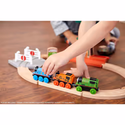Thomas & Friends GGG30 Wood Percy Toy Train, Multi-Colour