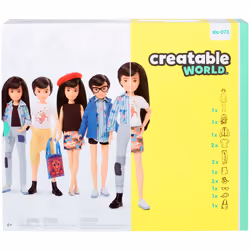 Creatable World Deluxe Character, Fashion doll, Male & Female (set), 6 yr(s), Boy/Girl, 299.4 mm, Multicolour